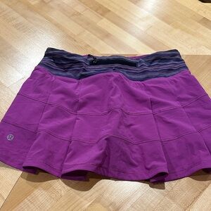 lululemon athletica Vibrant Purple Mini Skirt